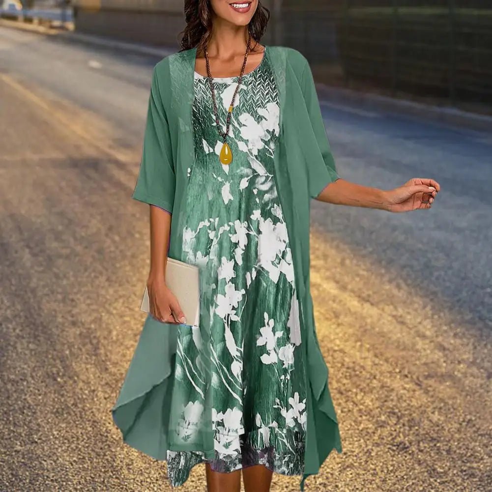 Femme portant Robes Nerina | Robe Cardigan de Soirée Pour Femmes