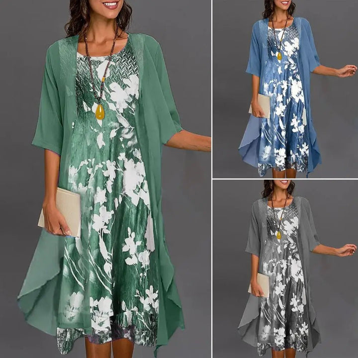 Femme portant Robes Nerina | Robe Cardigan de Soirée Pour Femmes