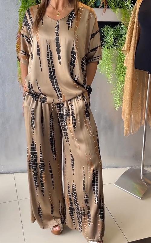 Femme portant Ensemble Rivana | Ensemble De Loisirs Deux Pièces Pour Femme