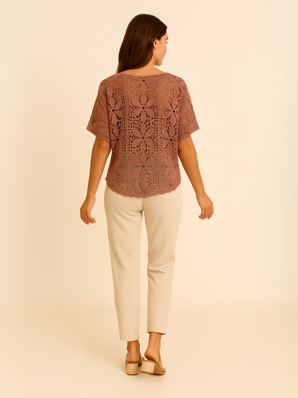 Femme portant Blouse Séryne | Haut de plage à manches chauve - souris