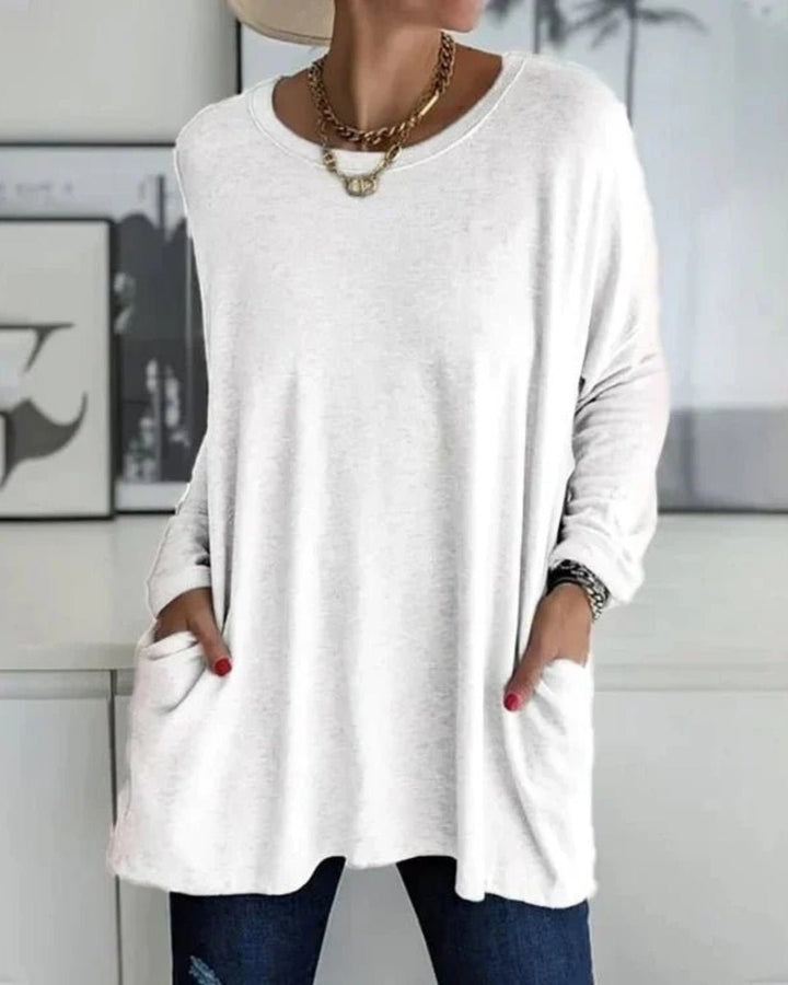 Femme portant Pull Solea | Pull - Over Douillet et Chic