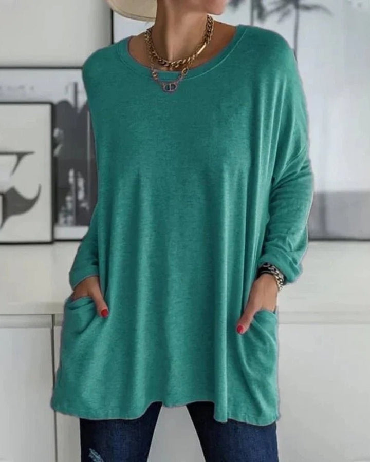 Femme portant Pull Solea | Pull - Over Douillet et Chic