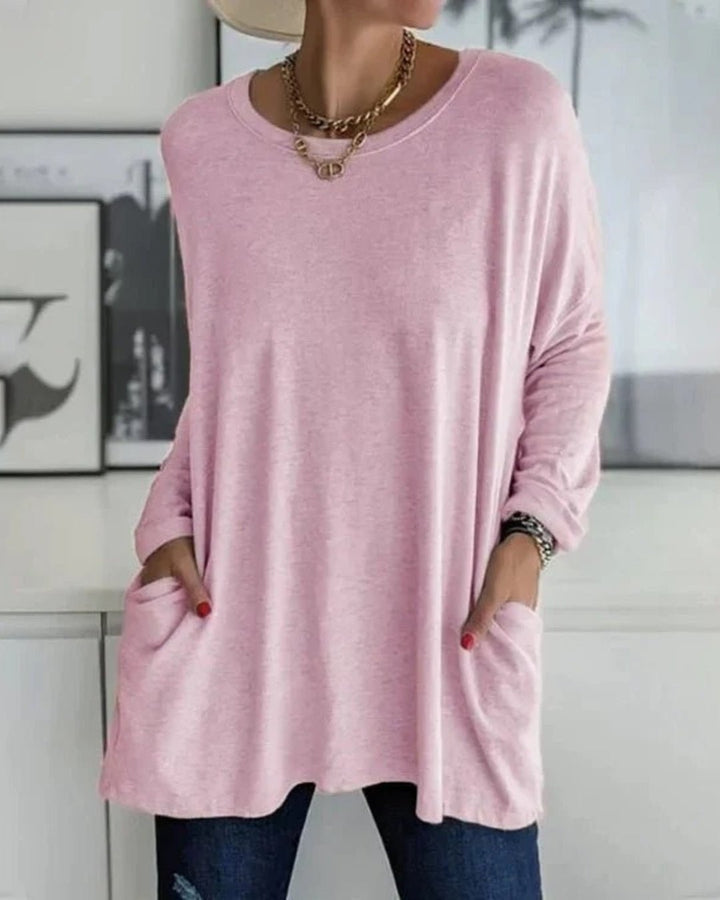 Femme portant Pull Solea | Pull - Over Douillet et Chic