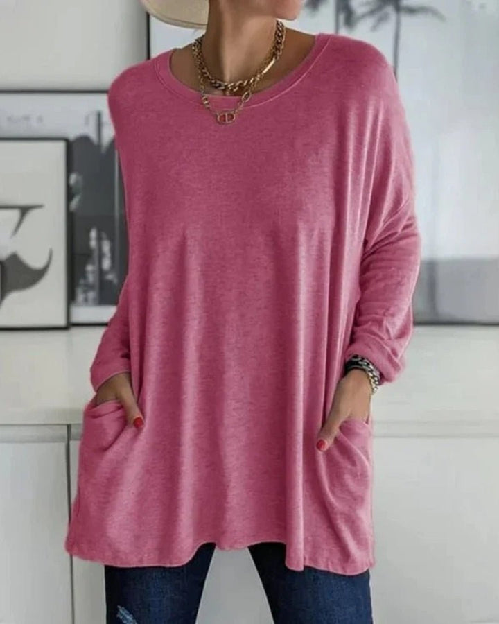 Femme portant Pull Solea | Pull - Over Douillet et Chic
