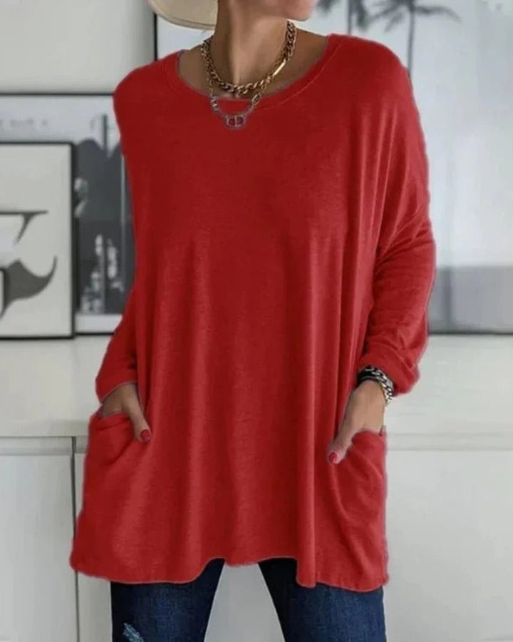 Femme portant Pull Solea | Pull - Over Douillet et Chic