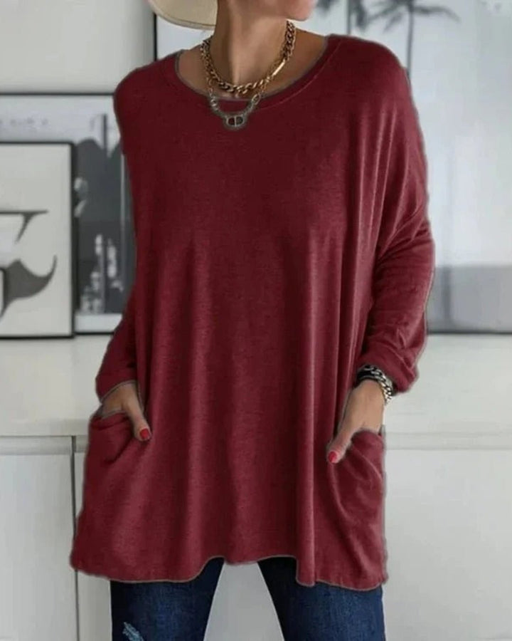 Femme portant Pull Solea | Pull - Over Douillet et Chic