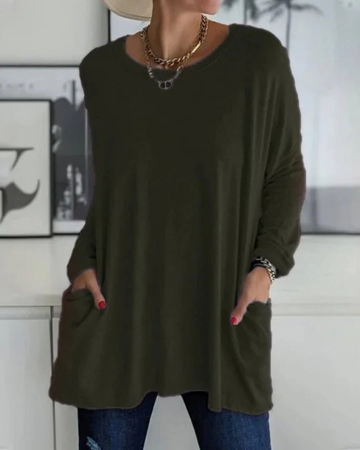 Femme portant Pull Solea | Pull - Over Douillet et Chic