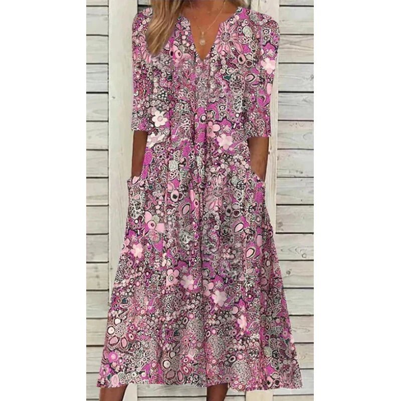 Femme portant Robes Sorvalia | Femme Robe Boho Élégante