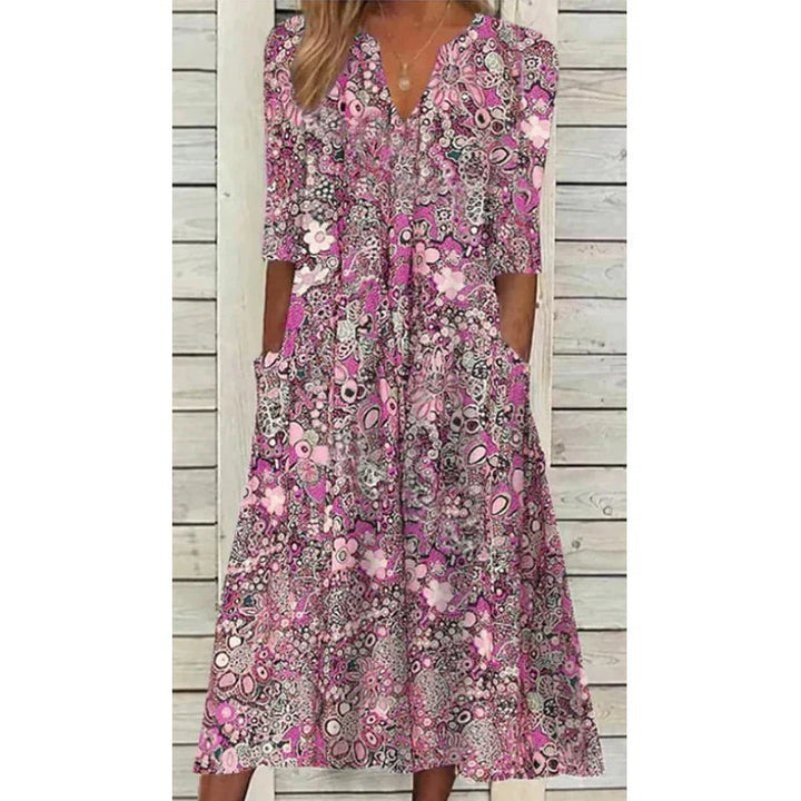 Femme portant Robes Sorvalia | Femme Robe Boho Élégante