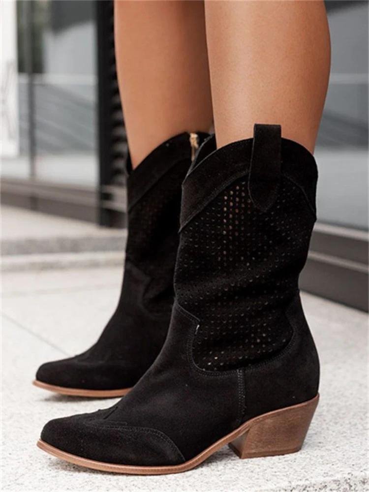Femme portant Bottes Stella | Femme Bottes de Cowboy Respirantes