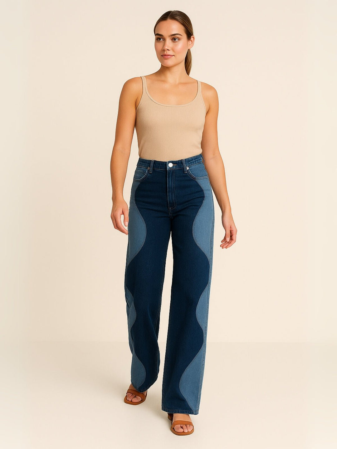 Femme portant Pantalon Vintage Yelina | Pantalon Boho Vintage