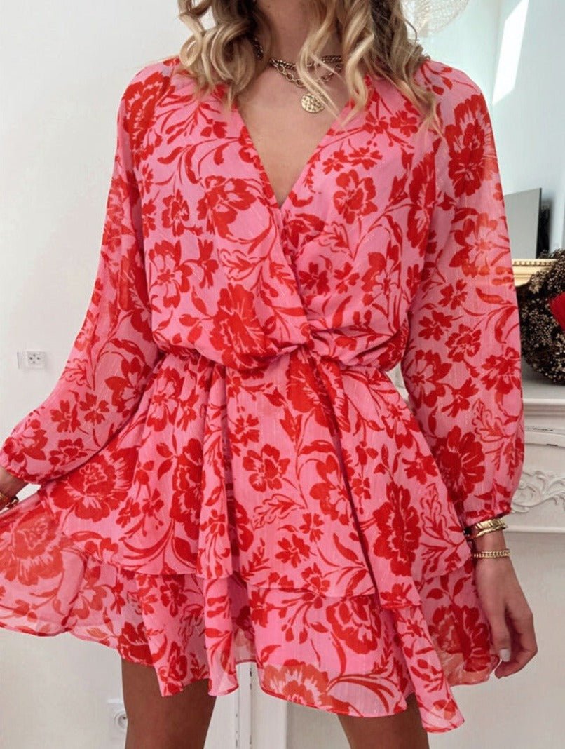 Femme portant Robes Zanilda | Robe D'été Élégante Pour Femmes | Rouge
