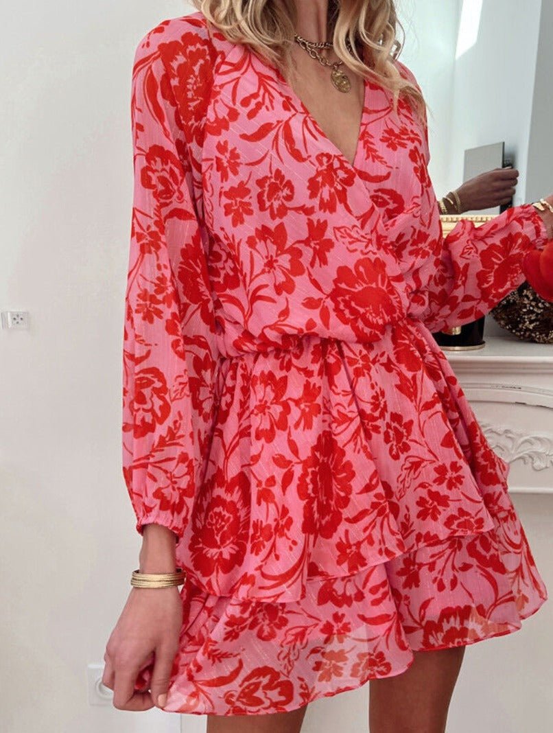 Femme portant Robes Zanilda | Robe D'été Élégante Pour Femmes | Rouge